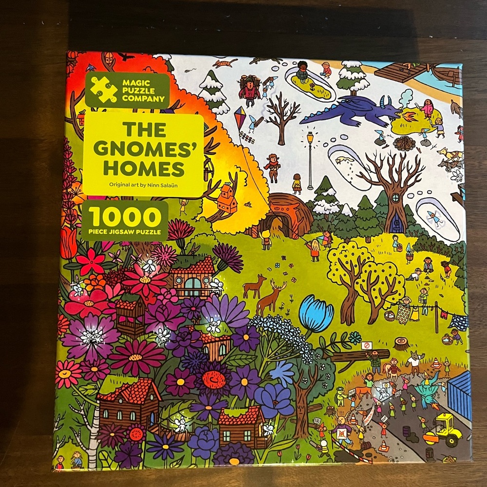 1000 Piece Magic Puzzle Company: The Gnomes’ Homes